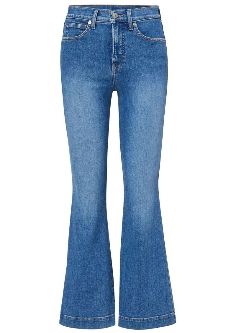 Veronica Beard Carson high-waisted flared jeans