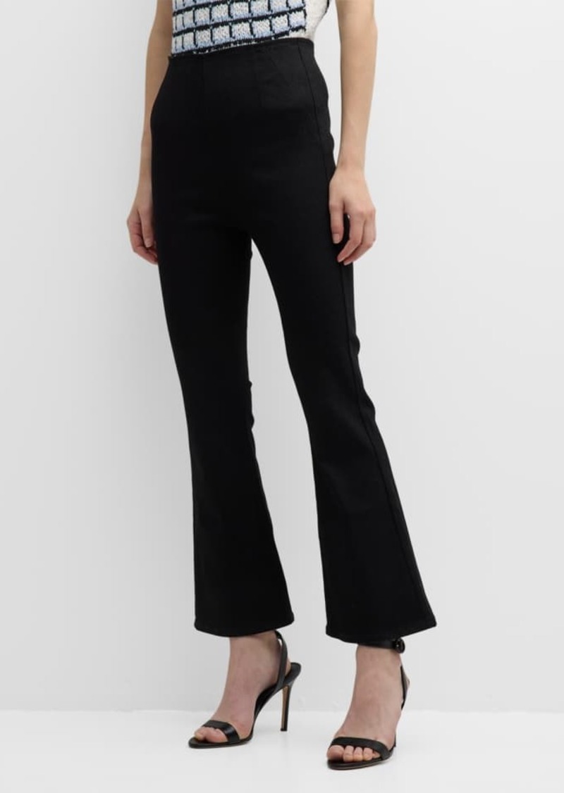 Veronica Beard Carson Off-Duty Ankle Flare Jeans