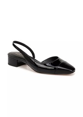 Veronica Beard Cecile 50MM Patent Leather Slingback Pumps