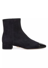 Veronica Beard Cecile Suede Ankle Booties