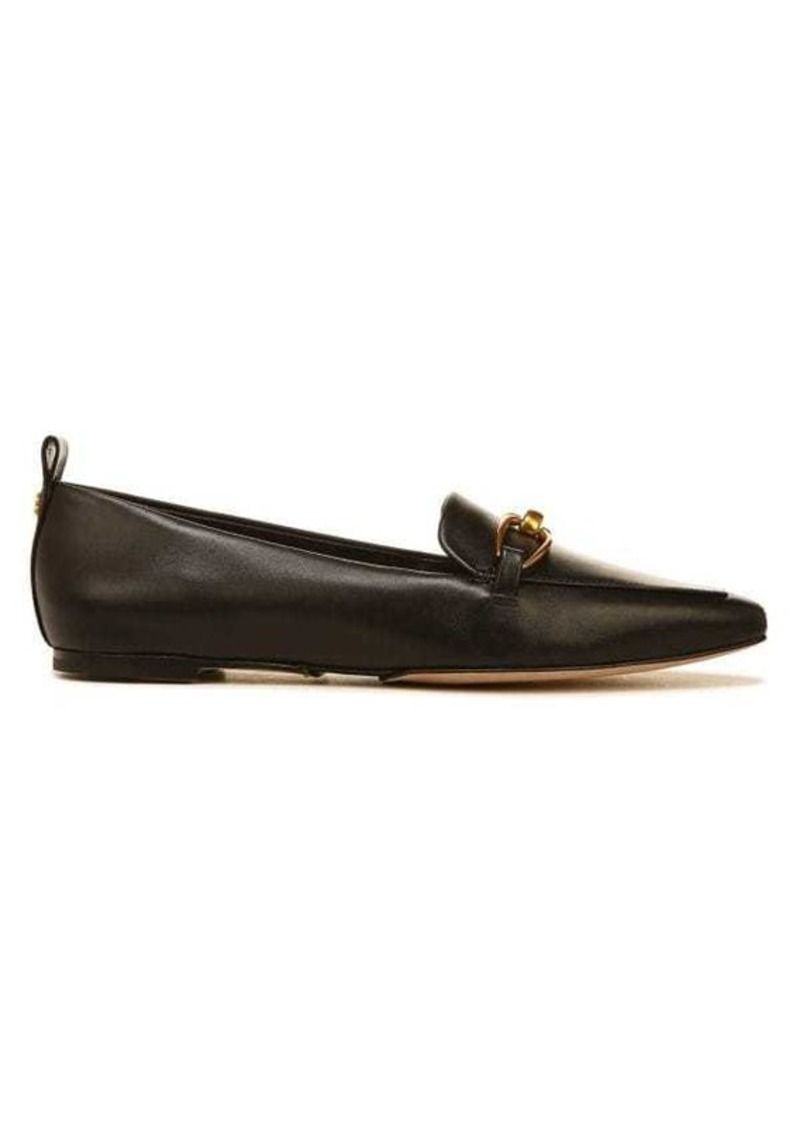 Veronica Beard Champlain Pointed Toe Leather Bit Loafers