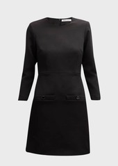 Veronica Beard Channing 3/4 Sleeve Mini Dress