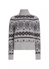 Veronica Beard Chiana Fair-Isle Sweater
