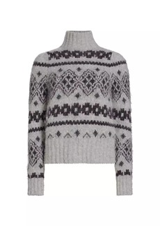 Veronica Beard Chiana Fair-Isle Sweater