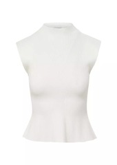 Veronica Beard Cio Rib-Knit Sleeveless Sweater