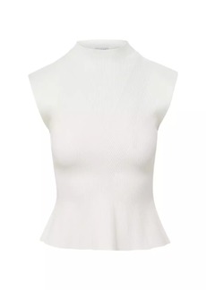 Veronica Beard Cio Rib-Knit Sleeveless Sweater