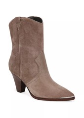 Veronica Beard Cody Suede Western Boots