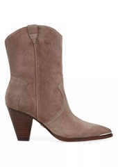 Veronica Beard Cody Suede Western Boots