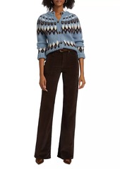 Veronica Beard Crosbie Corduroy Flare Pants