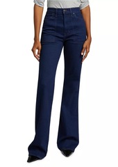 Veronica Beard Crosbie Denim Wide-Leg Jeans