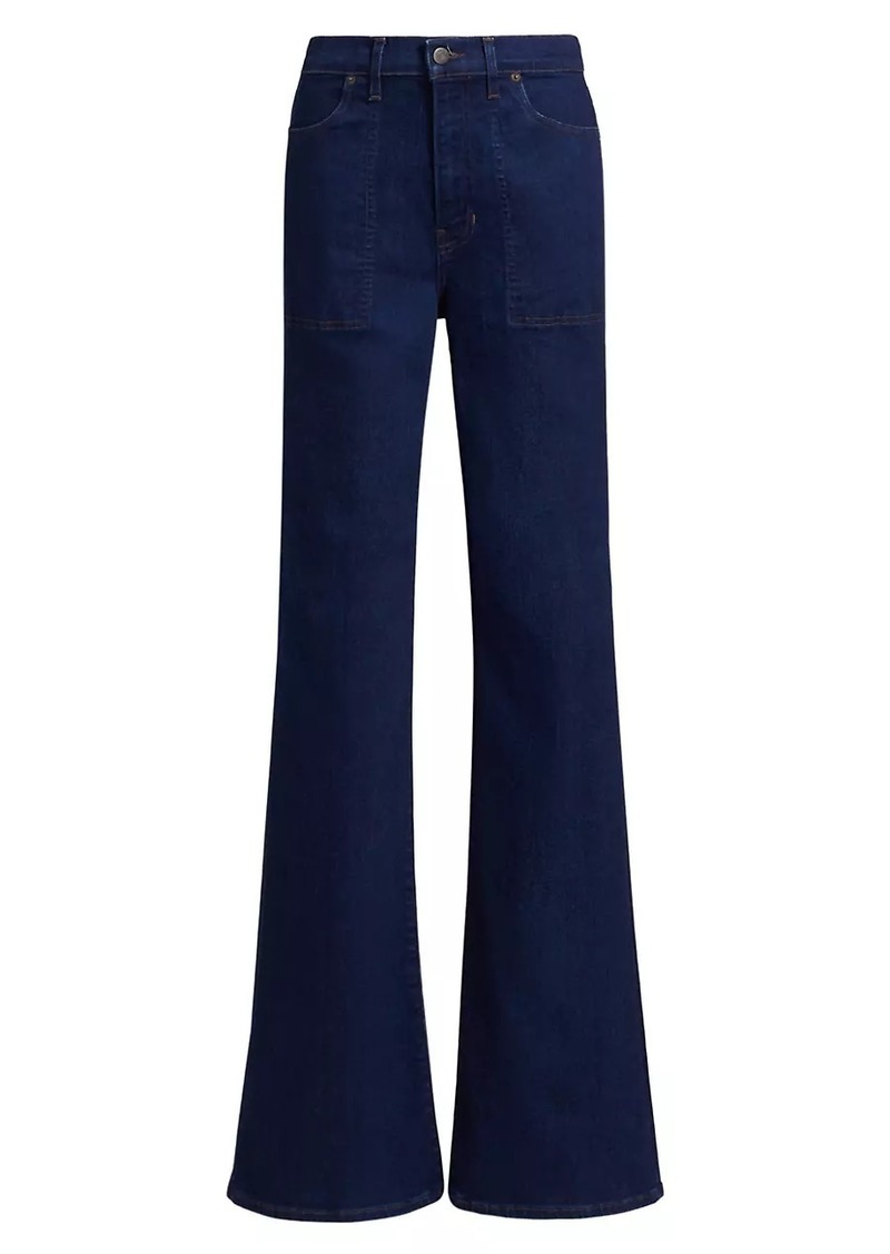 Veronica Beard Crosbie Denim Wide-Leg Jeans