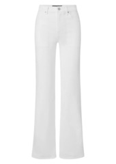 Veronica Beard Crosbie Stretch High-Rise Straight-Leg Jeans