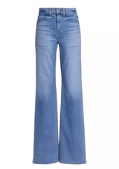 Veronica Beard Crosbie Wide-Leg Jeans
