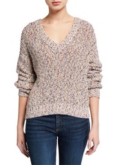 Veronica Beard Crosby Speckled Sweater