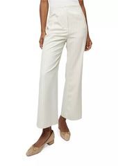 Veronica Beard Dova Pinstriped Flare Pants