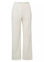 Veronica Beard Dova Pinstriped Flare Pants