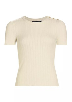 Veronica Beard Draya Knit T-Shirt