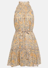 Veronica Beard Dria paisley silk minidress