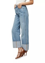 Veronica Beard Dylan High-Rise Straight Jeans