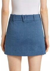 Veronica Beard Elara Denim Miniskirt