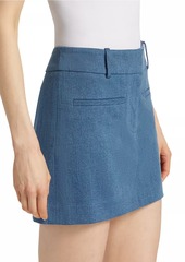 Veronica Beard Elara Denim Miniskirt