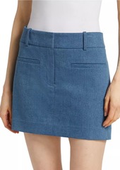 Veronica Beard Elara Denim Miniskirt