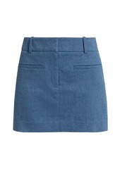 Veronica Beard Elara Denim Miniskirt