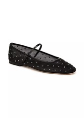 Veronica Beard Ellie Embellished Mesh Mary Janes