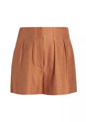 Veronica Beard Gables Pleated Shorts