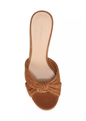 Veronica Beard Ganita 76MM Suede Knotted Sandals