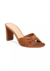 Veronica Beard Ganita 76MM Suede Knotted Sandals