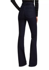Veronica Beard Giselle Belted Flared Jeans