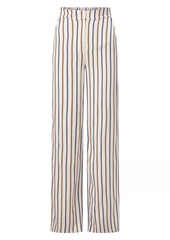 Veronica Beard Grigore Striped Wide-Leg Pants