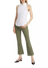 Veronica Beard Harper Cotton-Blend Sleeveless Shirt