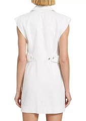 Veronica Beard Jax Cotton Sleeveless Minidress