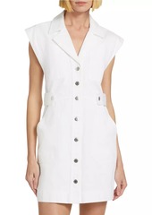 Veronica Beard Jax Cotton Sleeveless Minidress