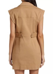 Veronica Beard Jax Stretch Cotton Minidress