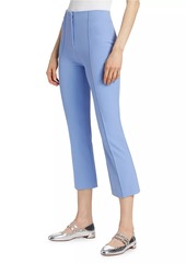 Veronica Beard Jaya Pintuck Crop Pants