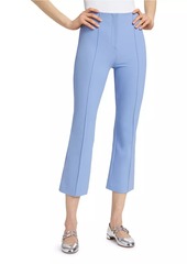 Veronica Beard Jaya Pintuck Crop Pants