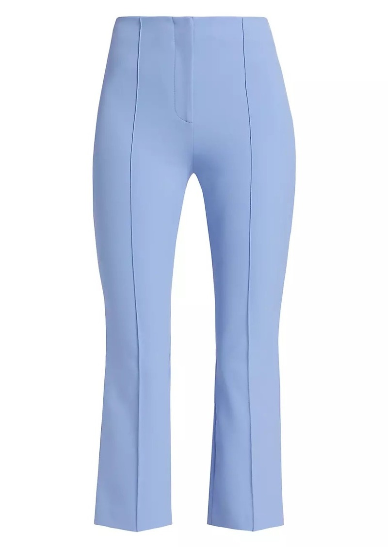 Veronica Beard Jaya Pintuck Crop Pants