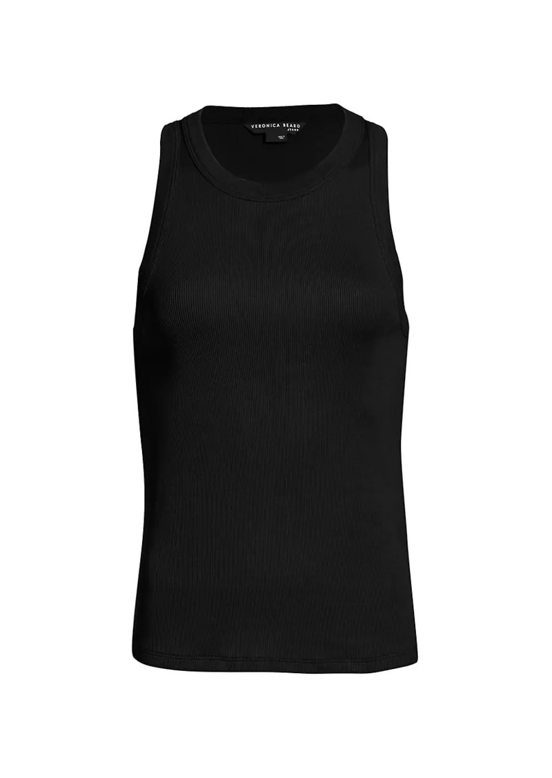 Veronica Beard Jordyn Stretch-Cotton Tank Top