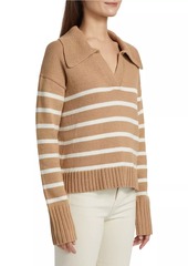 Veronica Beard Jovie Striped Pullover Sweater