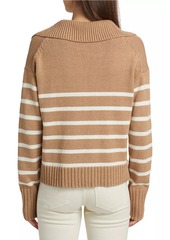 Veronica Beard Jovie Striped Pullover Sweater