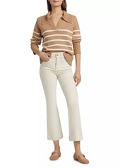 Veronica Beard Jovie Striped Pullover Sweater