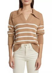 Veronica Beard Jovie Striped Pullover Sweater