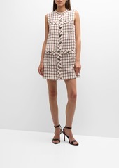 Veronica Beard Laurel Sleeveless Tweed Mini Dress