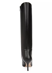 Veronica Beard Lisa 70MM Tall-Shaft Leather Boots