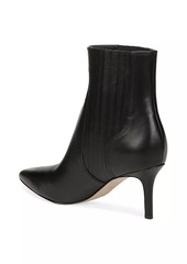 Veronica Beard Lisa 70MM Leather Ankle Boots