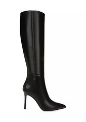 Veronica Beard Lisa Leather High-Heel Boots