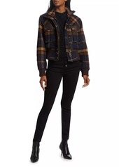 Veronica Beard Maera Super High-Rise Skinny Jeans